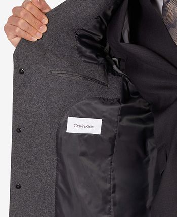 Calvin Klein - Men's Prosper Extra-Slim Fit Overcoat