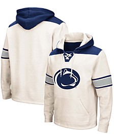 Men's Cream Penn State Nittany Lions 2.0 Lace-Up Pullover Hoodie