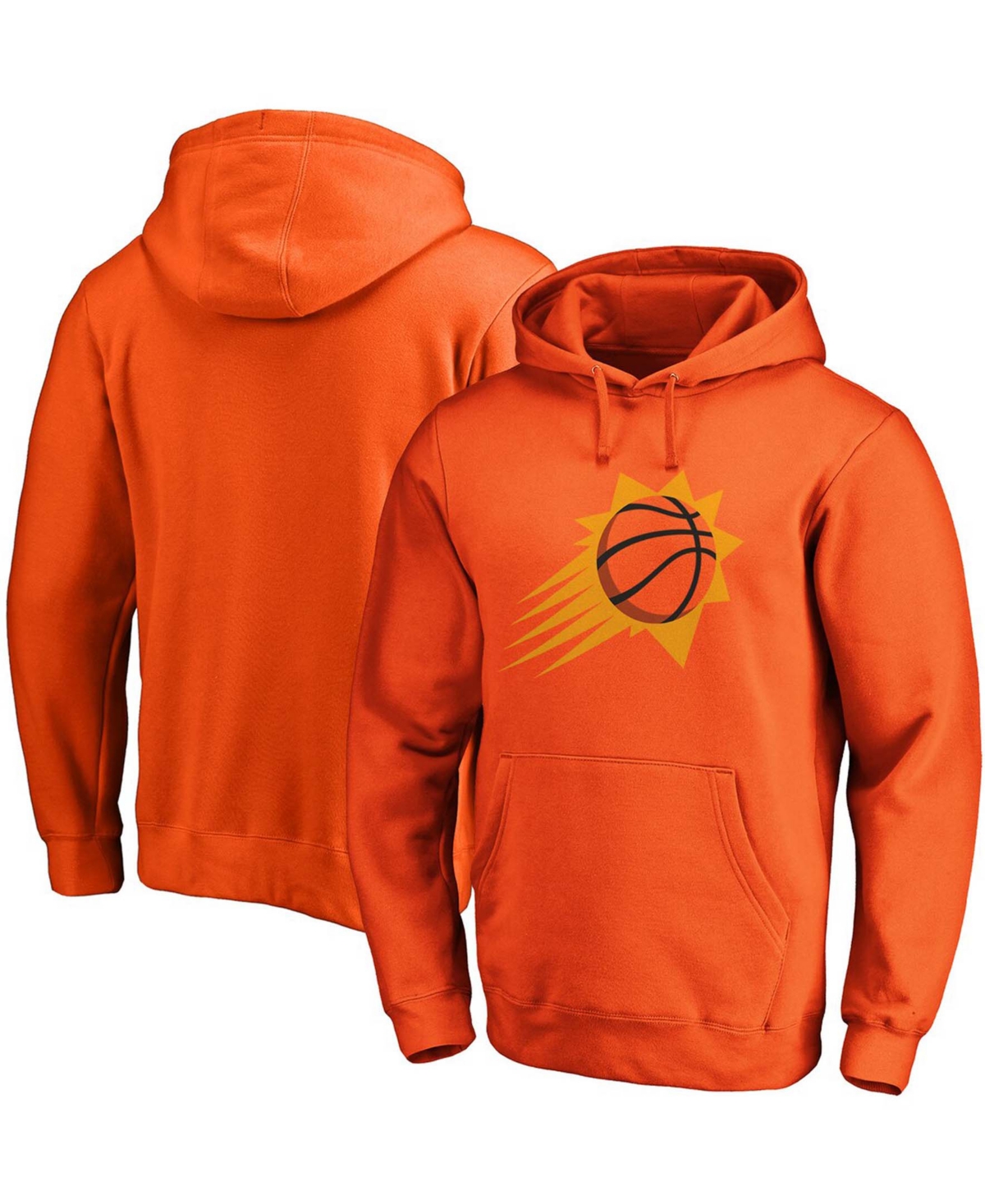 Shop Fanatics Men's Orange Phoenix Suns Primary Team Logo Pullover Hoodie