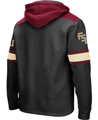Men's Black Florida State Seminoles 2.0 Lace-Up Logo Pullover Hoodie