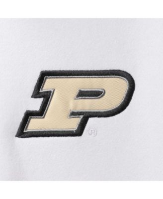 Men's White Purdue Boilermakers Tortugas Logo Quarter-Zip Jacket