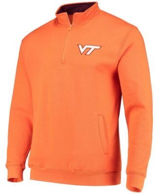 Men's Orange Virginia Tech Hokies Tortugas Logo Quarter-Zip Jacket
