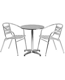 Avery 3-Piece Bistro Set (Table and 2 Chairs)