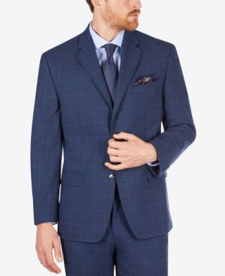 Sean John Men's Classic-Fit Check Suit Separate Jacket - Macy's