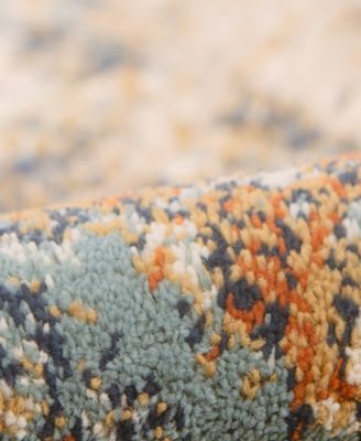 Amer Rugs Allure Ada Area Rug In Beige,rust