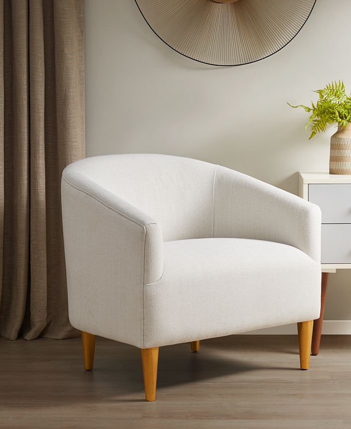 JLA Home Haynes Upholstered Barrel Chair Macy's
