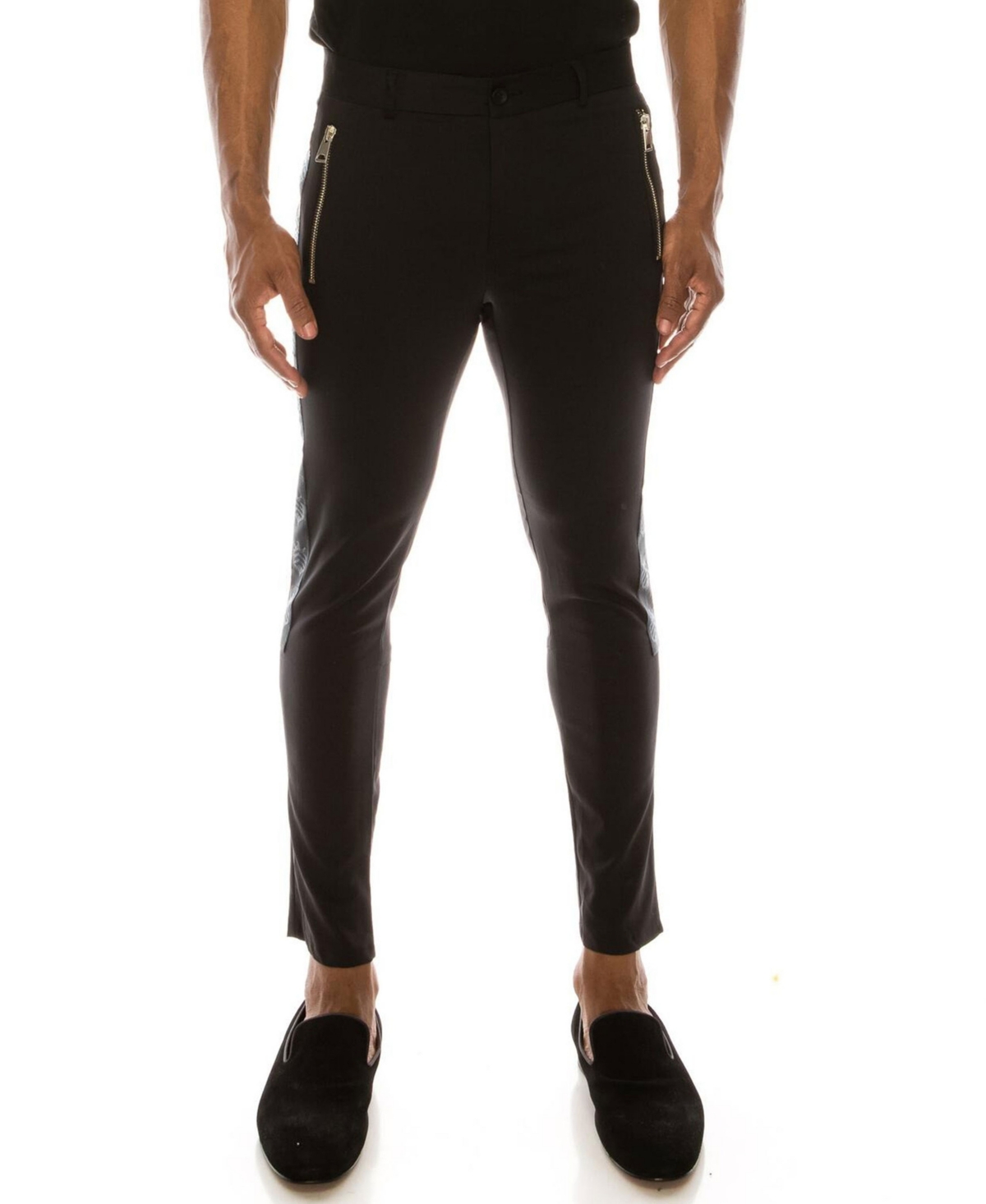 Men's Modern Gauge Slim-Fit Track Pants - Black