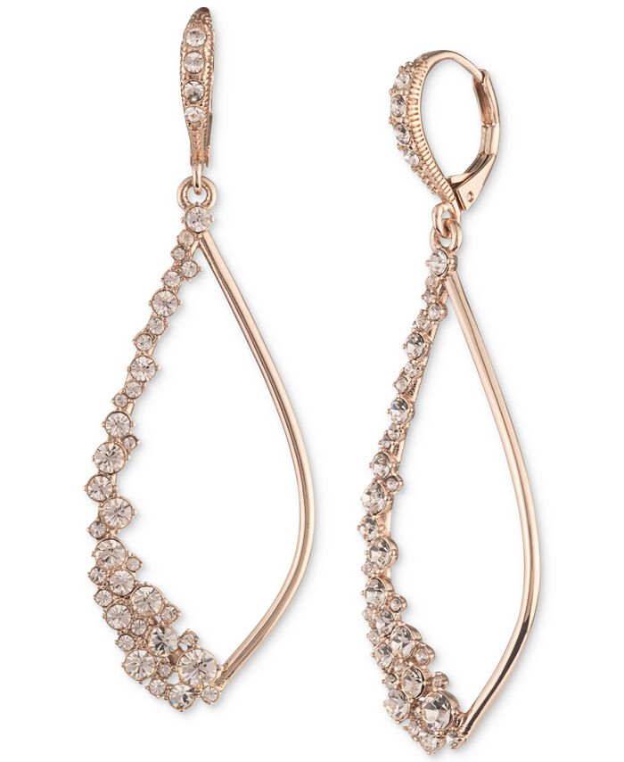 Givenchy Crystal Cluster Open Drop Earrings Macy's