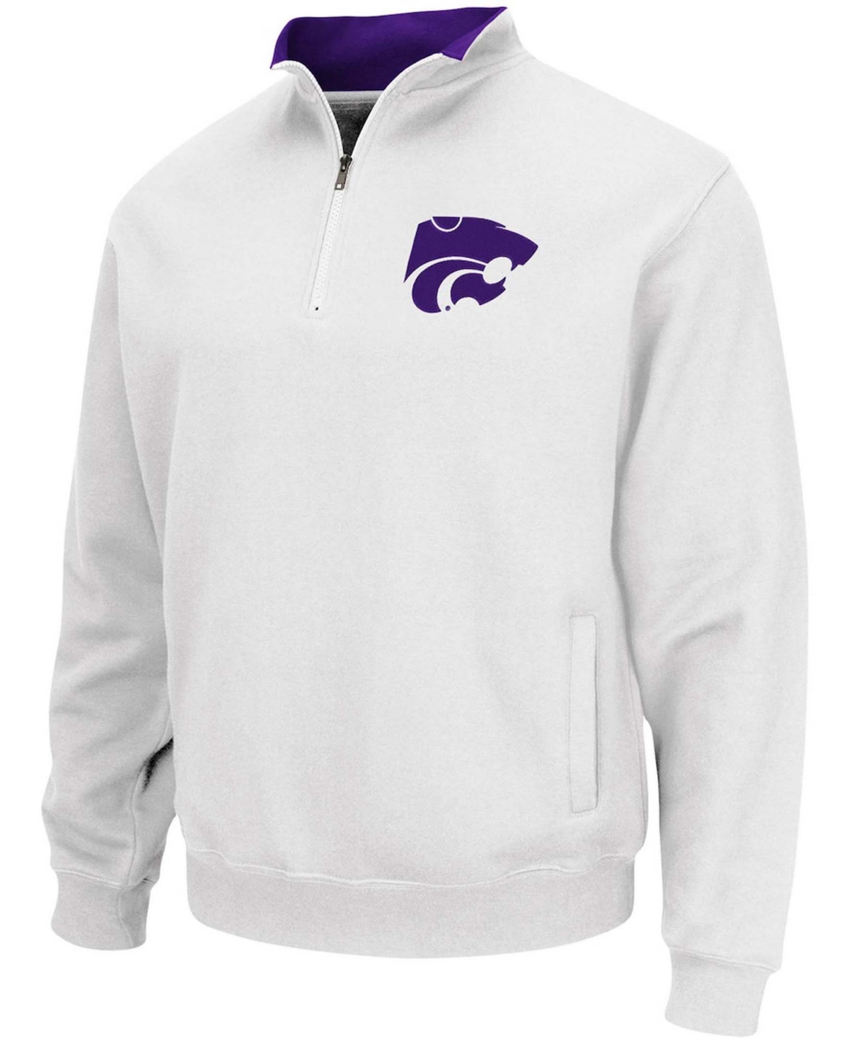 Colosseum Men's Purple Kansas State Wildcats Tortugas Logo Quarter-zip Jacket In Purple
