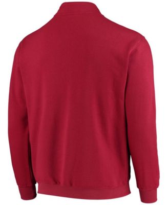 Men's Crimson Indiana Hoosiers Tortugas Logo Quarter-Zip Jacket