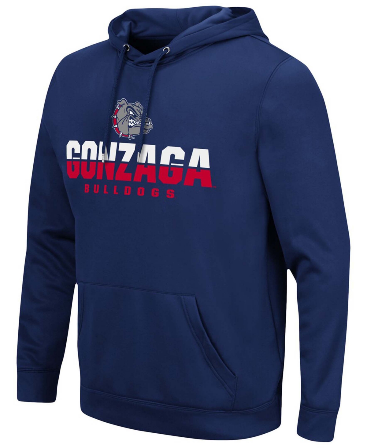 Colosseum Navy Gonzaga Bulldogs Lantern Pullover Hoodie In Navy