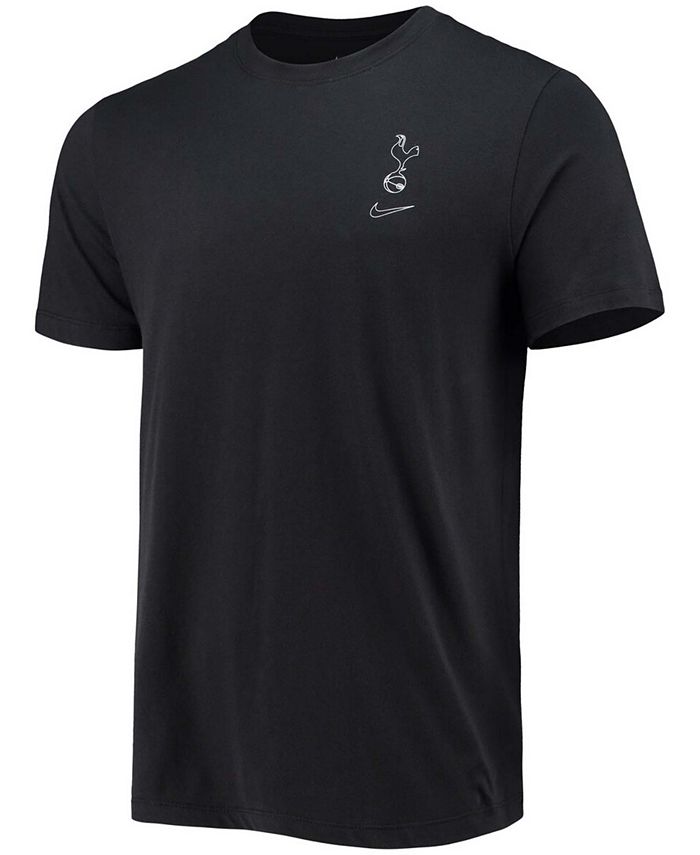 Nike Men's Black Tottenham Hotspur Logo Voice T-shirt - Macy's