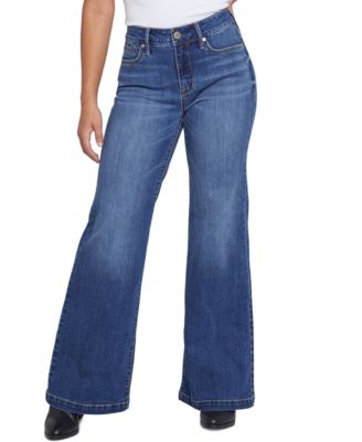 Seven7 High-Rise Wide-Leg Jeans 