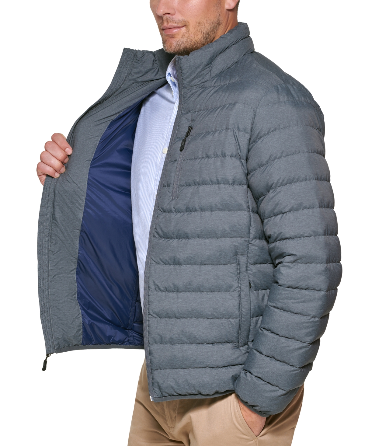 Club Room Men's Down Packable Quilted Puffer Jacket, Created for Macy's