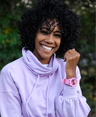 Unisex Hillendale Pink Silicone Band Watch 44mm