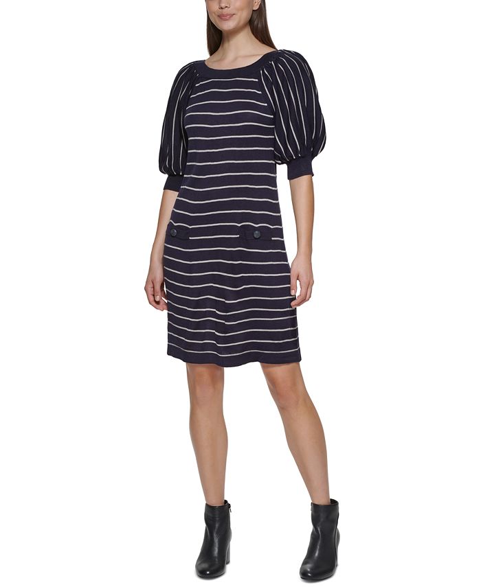 Jessica howard striped sweater dress 2025