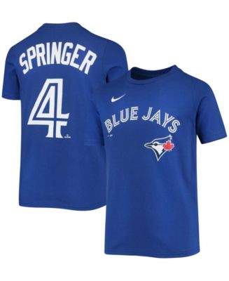 Youth Toronto Blue Jays George Springer Nike Royal Player Name