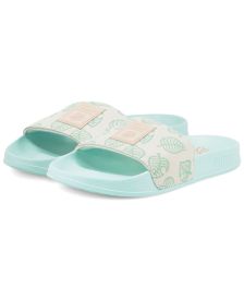 Big Kids Animal Crossing x Leadcat 'New Horizons' Slide Sandals from Finish Line