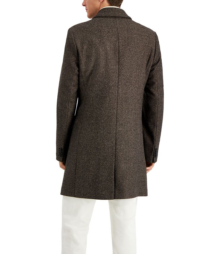 HUGO Hugo Boss Men's Migor Slim-Fit Solid Overcoat - Macy's