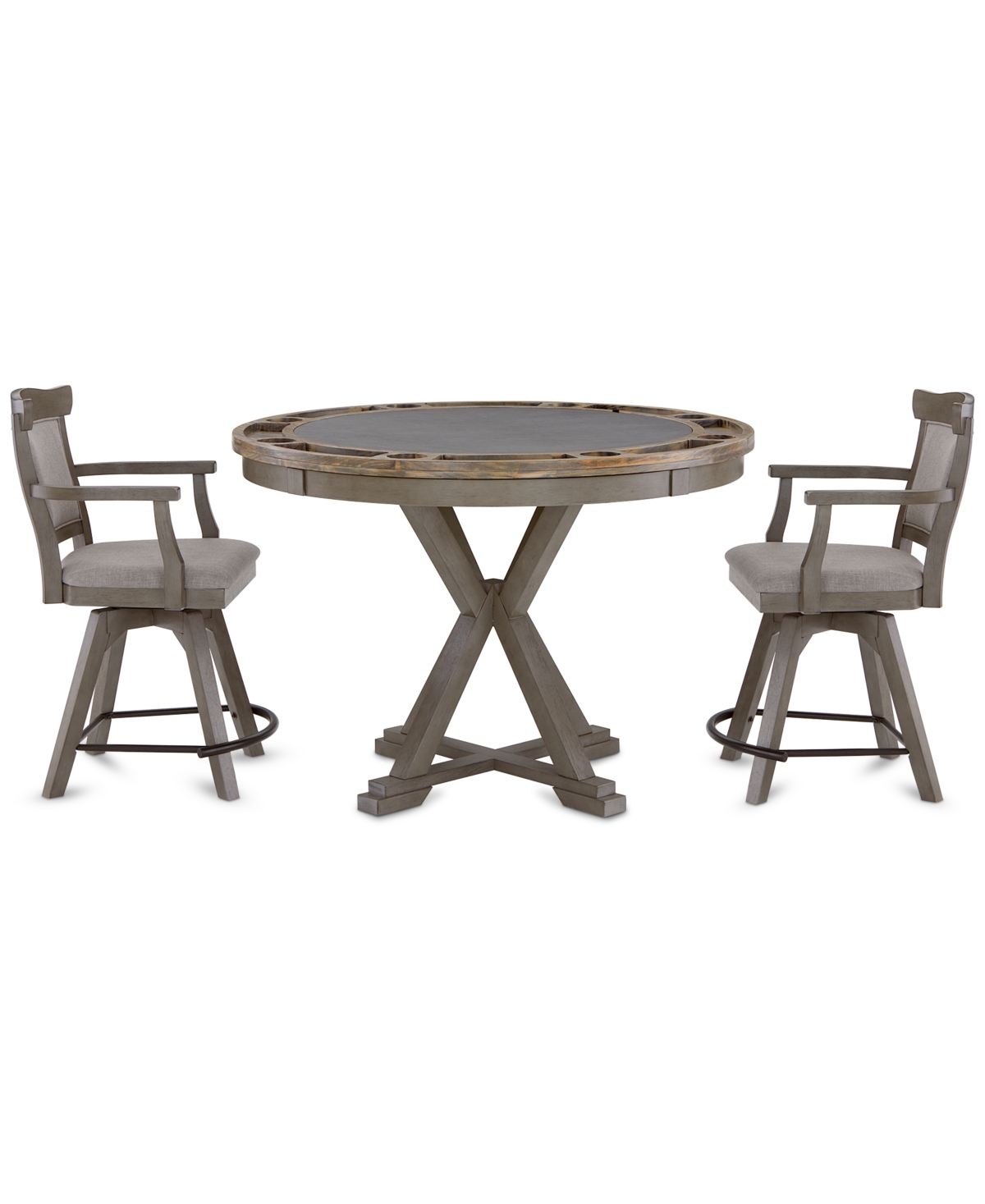 12691714 Albany Crest Convertible 3-Piece Game Table Set (T sku 12691714