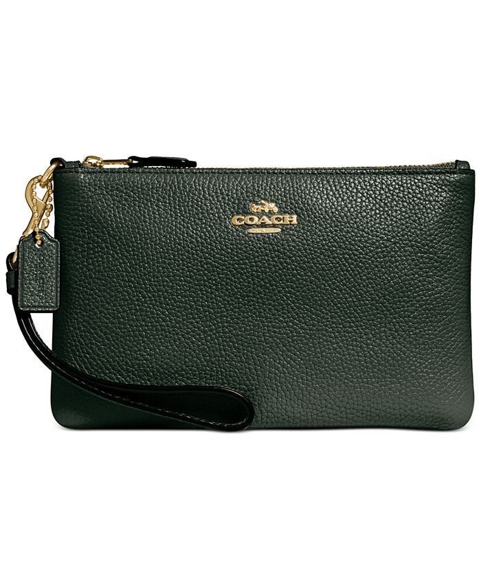 Coach wristlet hot sale macys