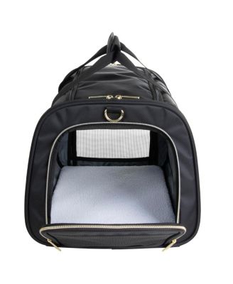 Soft Sided Multi-Entry Collapsible Travel Medium Pet Carrier Duffel With Removable Lining