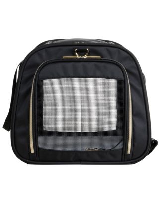 Soft Sided Multi-Entry Collapsible Travel Medium Pet Carrier Duffel With Removable Lining