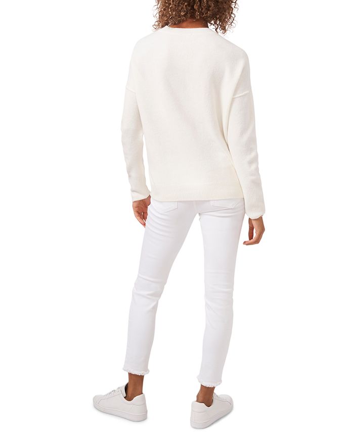 Vince Camuto Long Sleeve Extend Shoulder Sweater & Reviews Sweaters