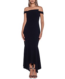 Off-The-Shoulder Gown