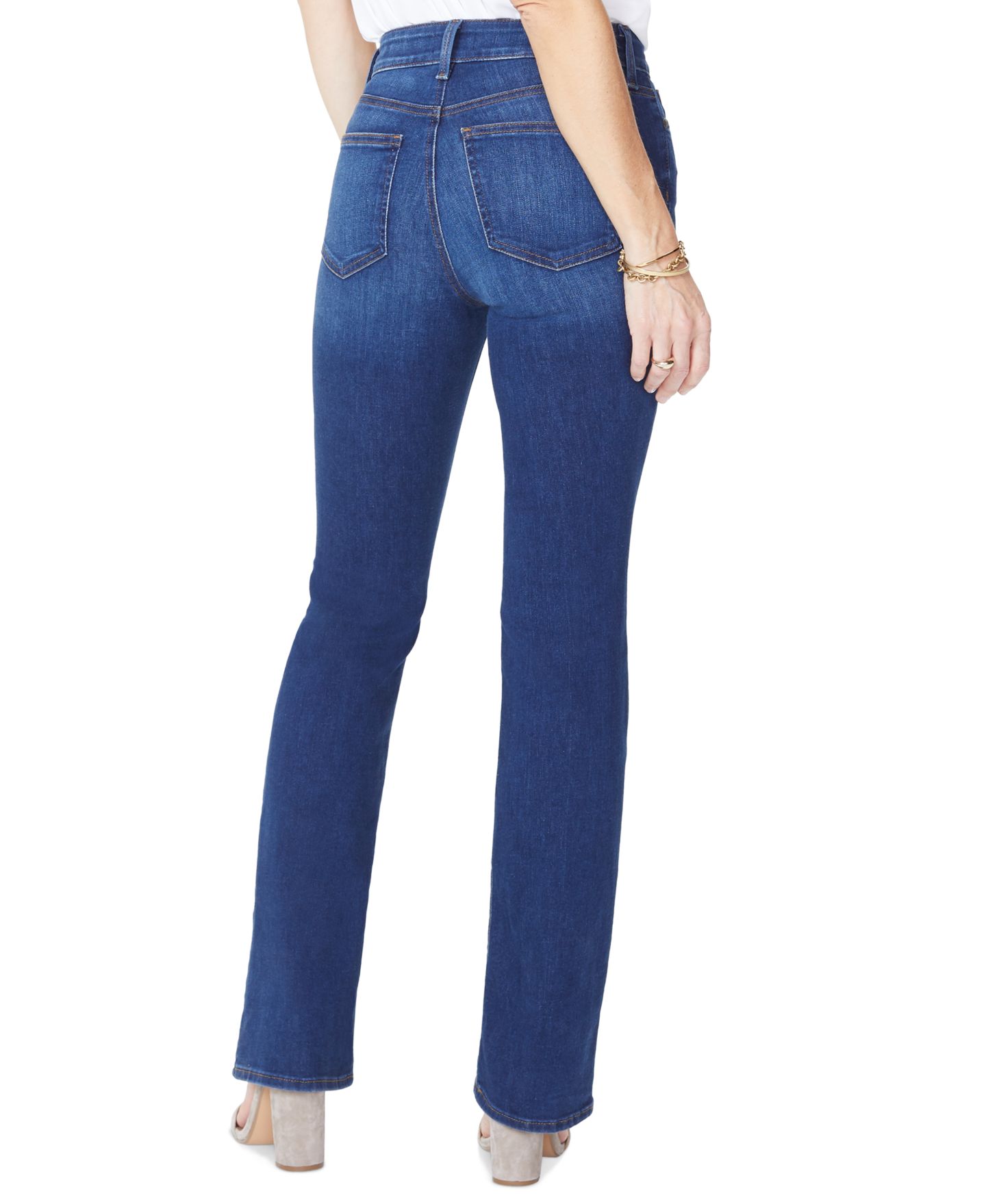 Женские джинсы NYDJ Barbara Bootcut High-Rise Tummy-Control Denim Jeans, цвет: Quinn — фото 4