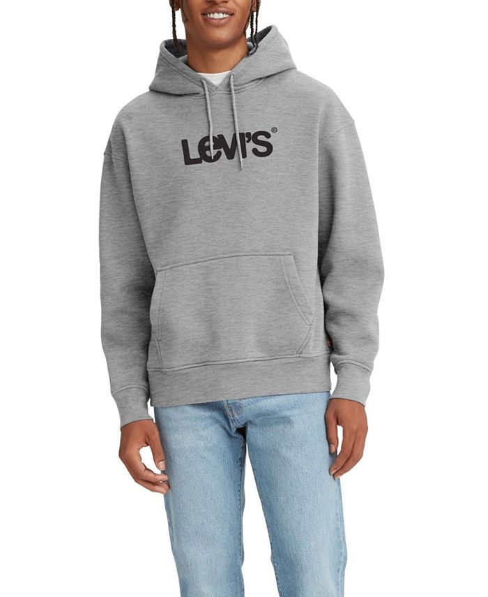 Levi's Men's Graphic Relaxed Fit Hoodie Sweatshirt - Macy's