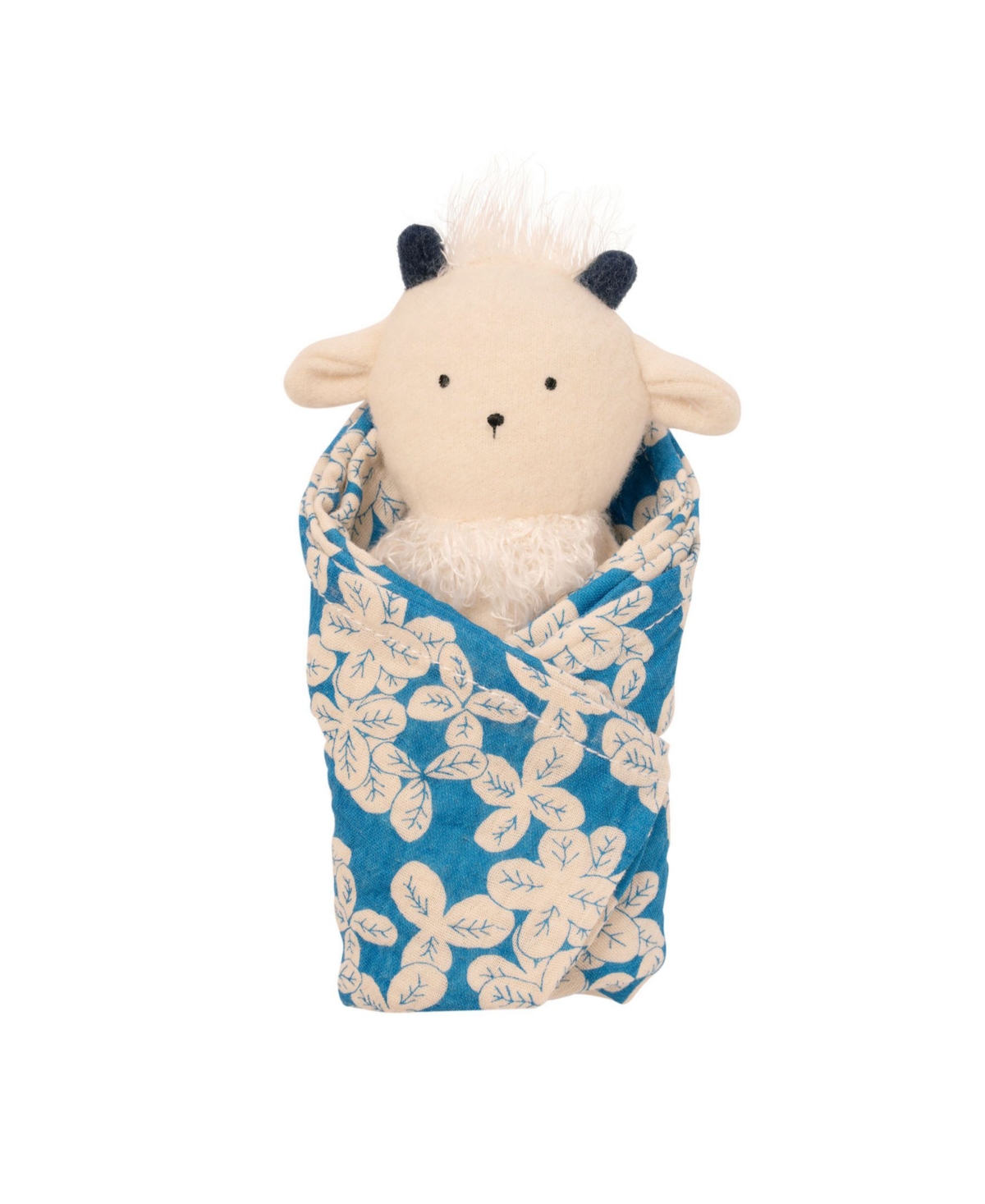 Shop Manhattan Toy Company Embroidered Plush Goat Baby Rattle In Multi