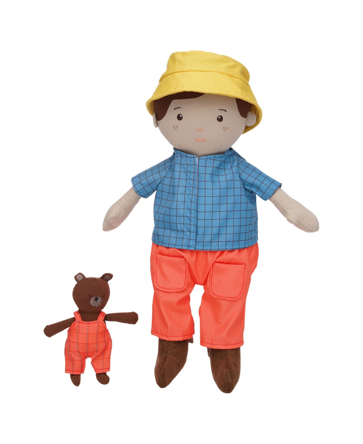 Shop Manhattan Toy Company Playmate Friends Alex Doll With Mini Bear Stuffed Animal In Multi
