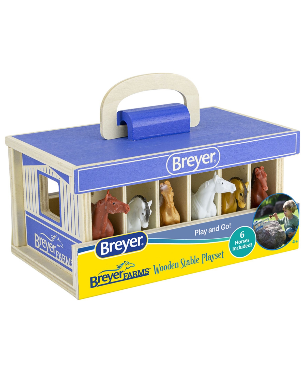 Shop Breyer Horses  Farms 1:32 Scale Stable Mate Play Set, 6 Piece In Multi