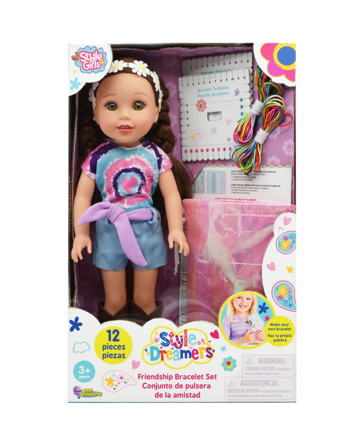 Shop Style Dreamers Friendship Bracelet Play Set With Doll, 7 Piece In Multi