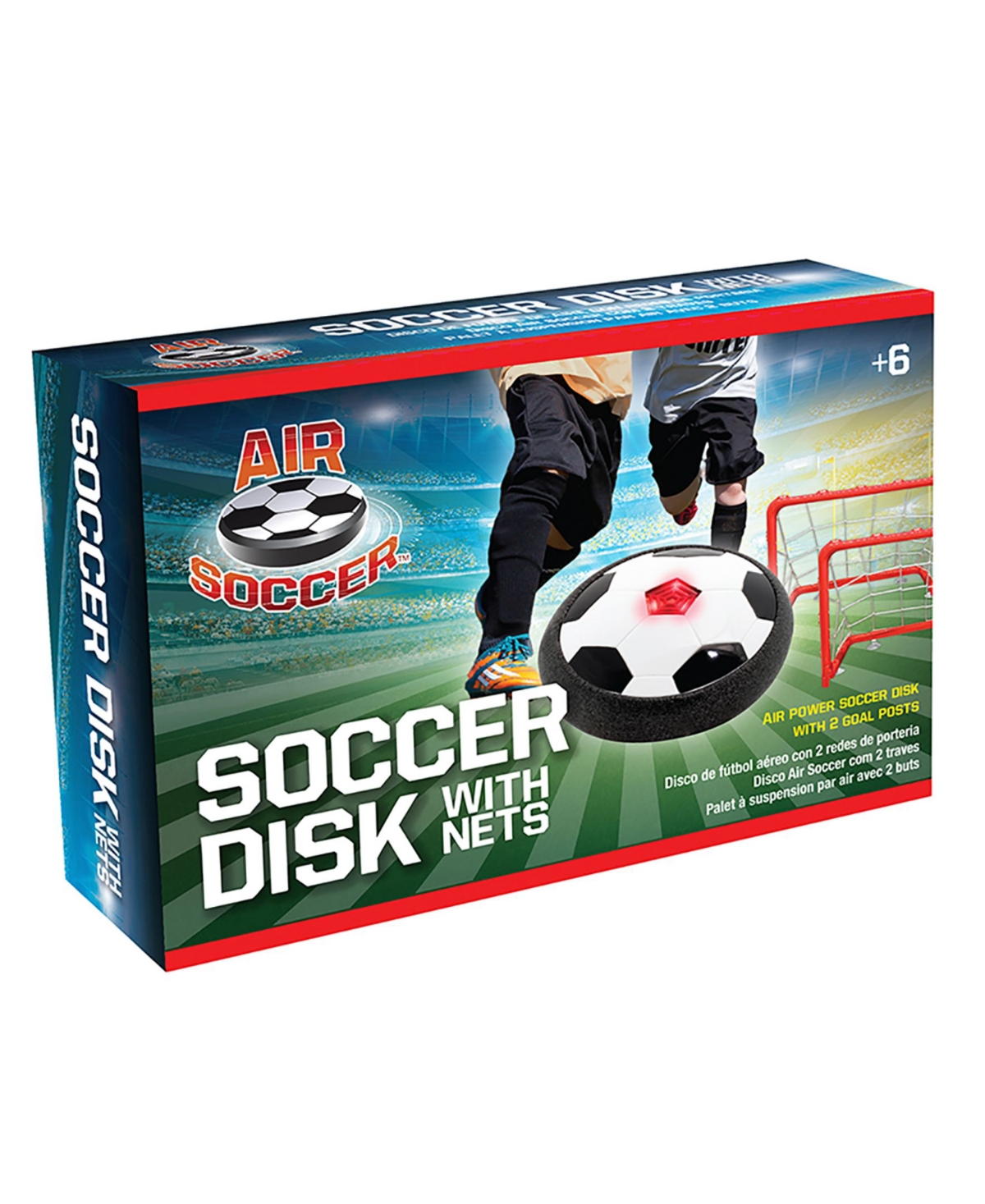 Maccabi Art Air Soccer Hover Ball Disk With 2 Goal Post Nets Game In Multi
