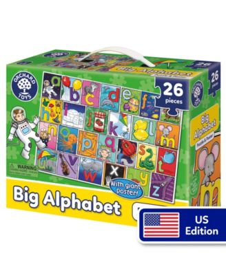 ORCHARD TOYS Big Alphabet Jigsaw Puzzle Poster Set, 27 Pieces - Macy's