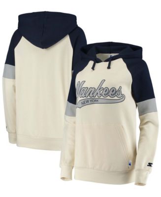 New York Yankees Men's Large Starter Jacket, Used Grey Color