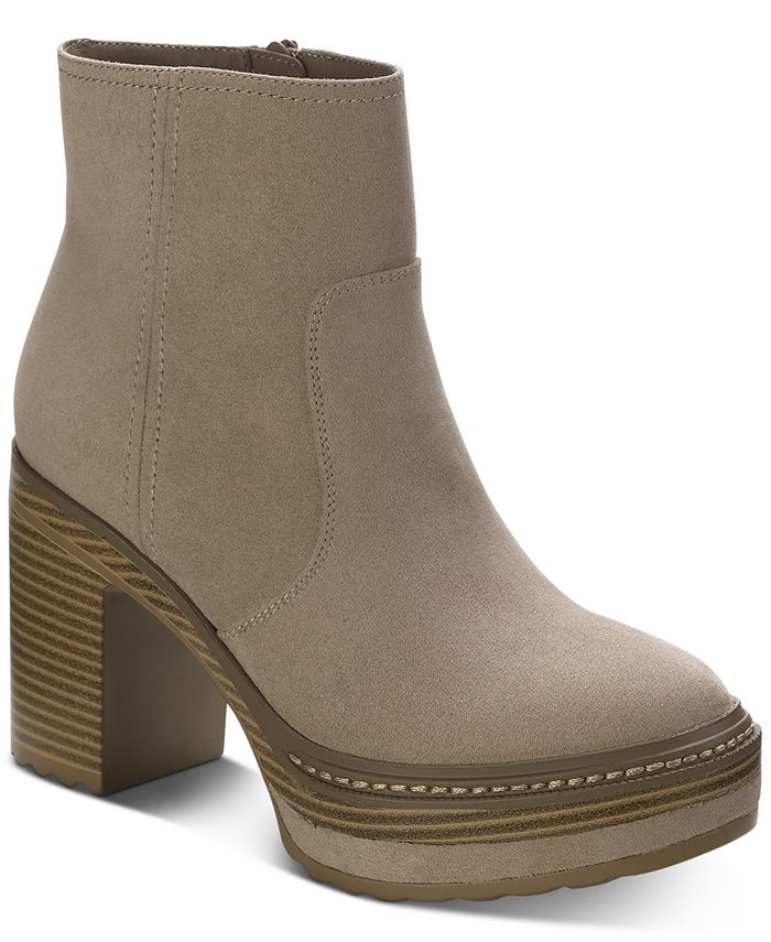 Macy's grey boots discount