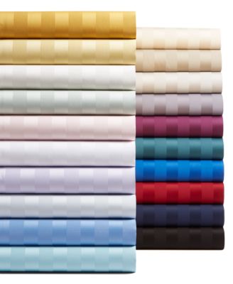 Charter Club Damask 1.5 Stripe 550 Thread Count 100 Supima Cotton Sheet Sets Created For Macys Bedding