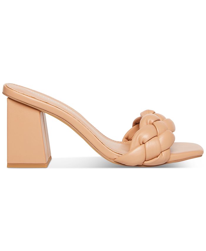Madden Girl Gracy Braided BlockHeel Slide Sandals & Reviews Sandals