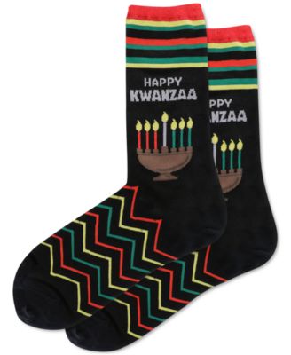 Hot Sox - Happy Kwanzaa Crew Socks