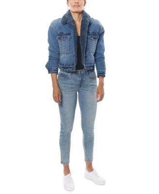 fur inside jean jacket