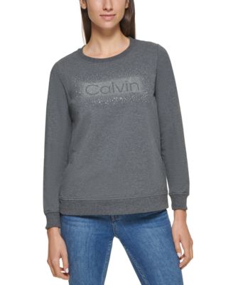 calvin klein embellished sweater