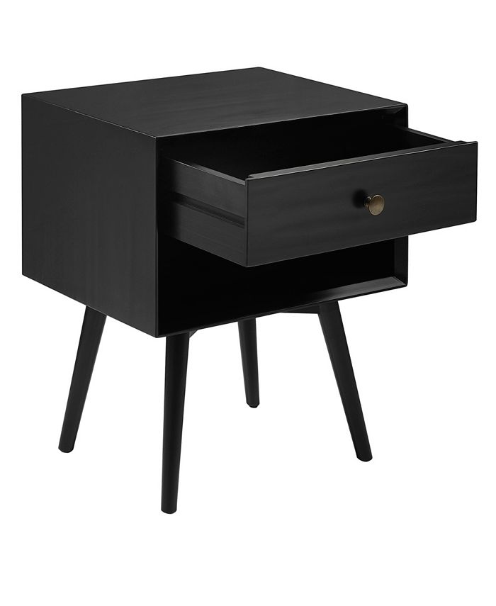 Walker Edison Mid Century Modern 1 Drawer Nightstand & Reviews