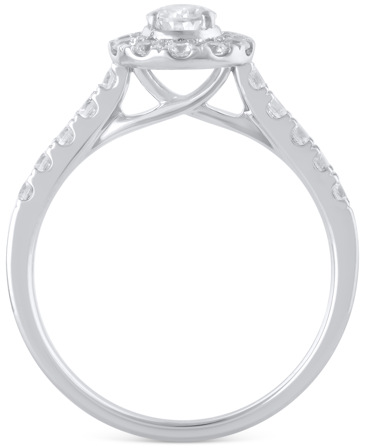 Diamond Oval Halo Bridal Set (1 ct. t.w.) in 14k White or Yellow Gold