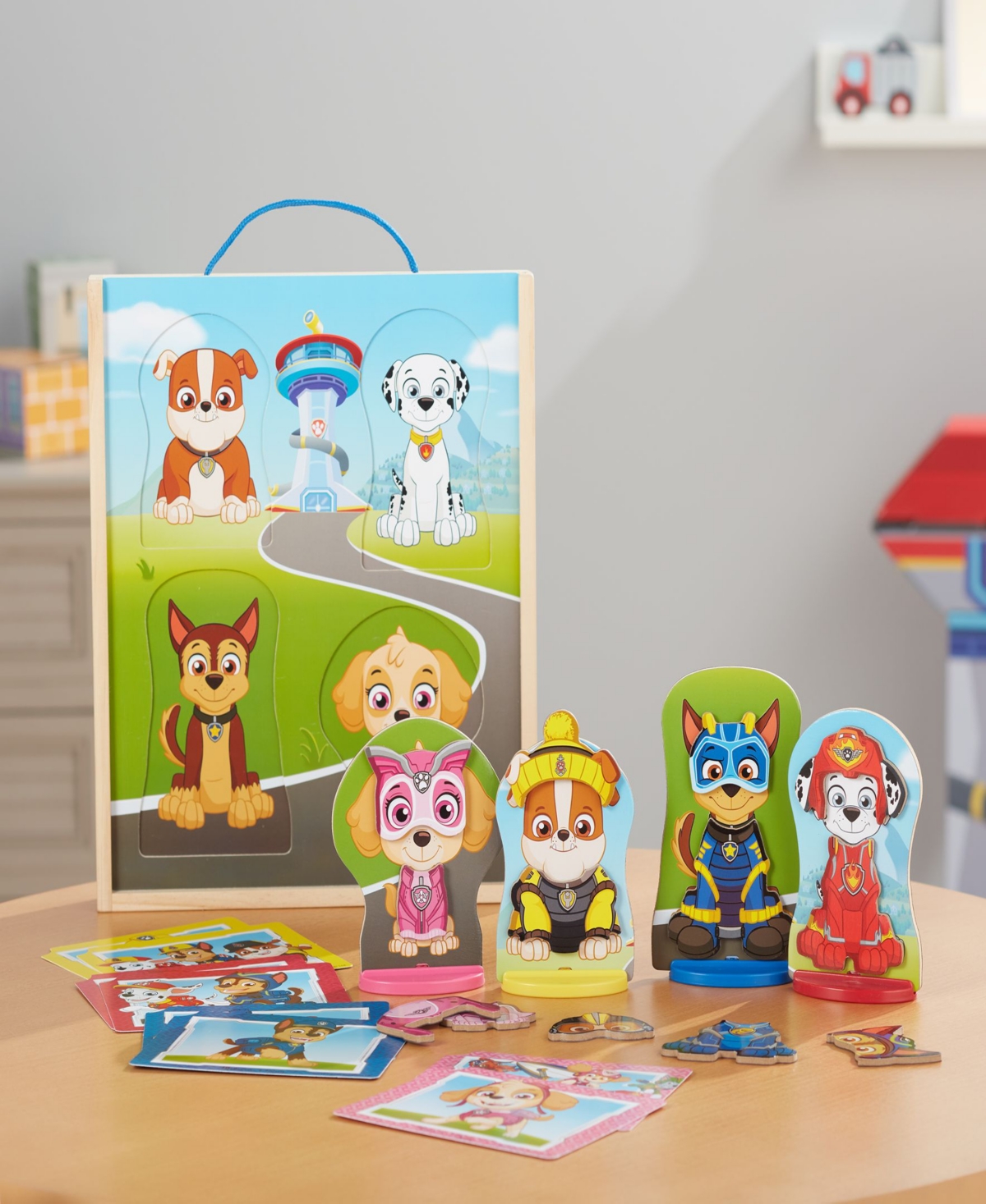 Melissa & Doug Paw Patrol Magnetic Pretend Play, Set Of 64 In Multi