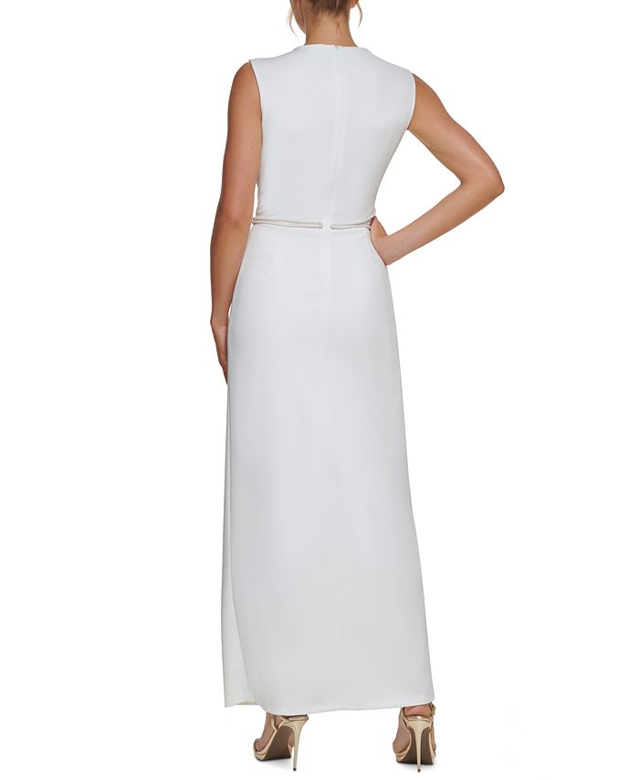 DKNY Beaded-Waist Column Gown & Reviews - Dresses - Women - Macy's