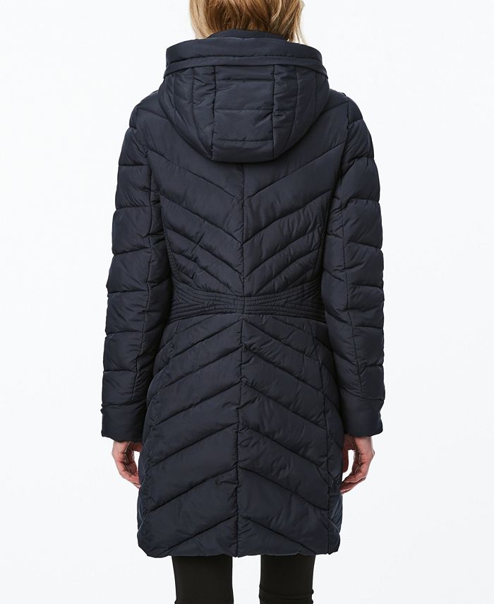 Bernardo Ecoplume Hooded Walker Coat with Removable Bib & Reviews