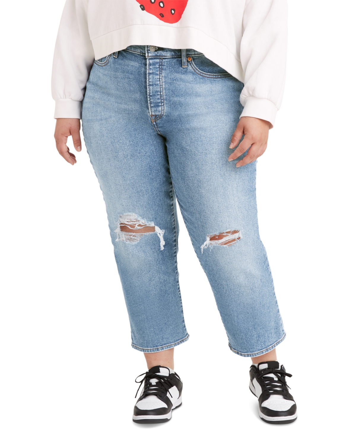 Levi's Trendy Plus Size Wedgie Straight-Leg Jeans | Shop Your Way ...